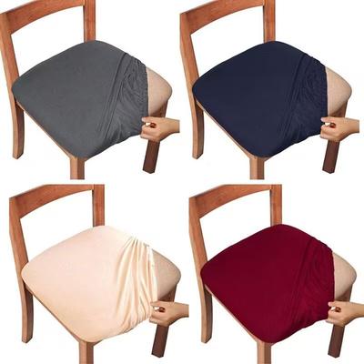 1PC Stretch elastické potahy sedadel jídelní židle Odnímatelné omyvatelné omyvatelné chrániče potahu sedáku židle Potah polštáře