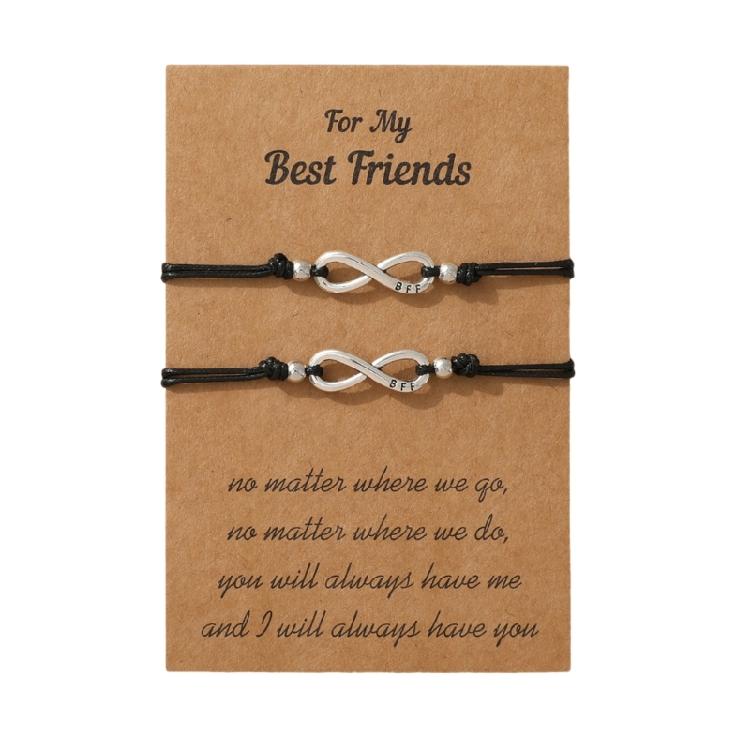 1 пара Браслет дружбы Ручной работы Браслет Регулируемые хлопковые браслеты Плетеный веревочный браслет Подходит для любителей моды