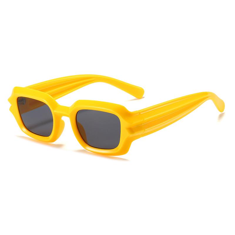 Box Sunglasses Cyberpunk Personality Sunglasses Corrugated Legs Hip Hop Sunglasses