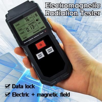 Nový 5Hz-3500MHz Elektromagnetický čítač Digitální dozimetr Ruční tester radiačního pole LCD detektor Měření pro počítač Telefon