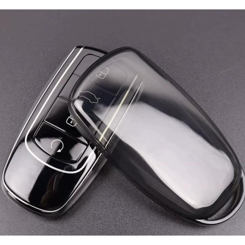 Gjennomsiktig TPU Bil Fjernkontroll Nøkkelveske Deksel for Chery Tiggo 8plus Tiggo 8 Ny 5 Plus 7pro Max Omoda 5 C5 Tilbehør Beskytter