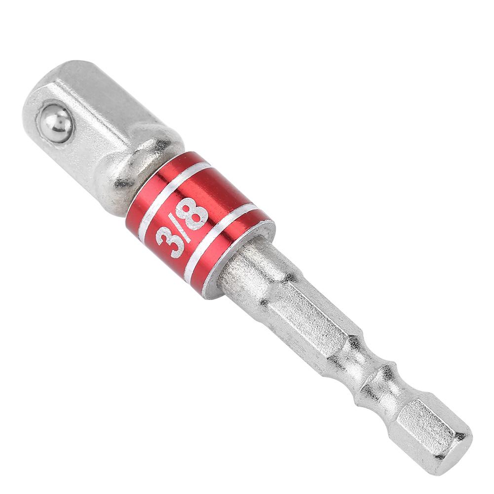 3Pcs Socket Adapters, Drill Nut Driver Extension   Set with   Bearing Head, for 1Celsius4in 3Celsius8in 1Celsius2in Hex Shank Electric Drill