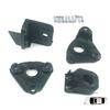 EHL526 Headlight Holder Mount Repair Bracket Tab Set Left Side for VW Caddy MK3 2K 2C Touran MK1 1T3 2010-2015 2K5998225