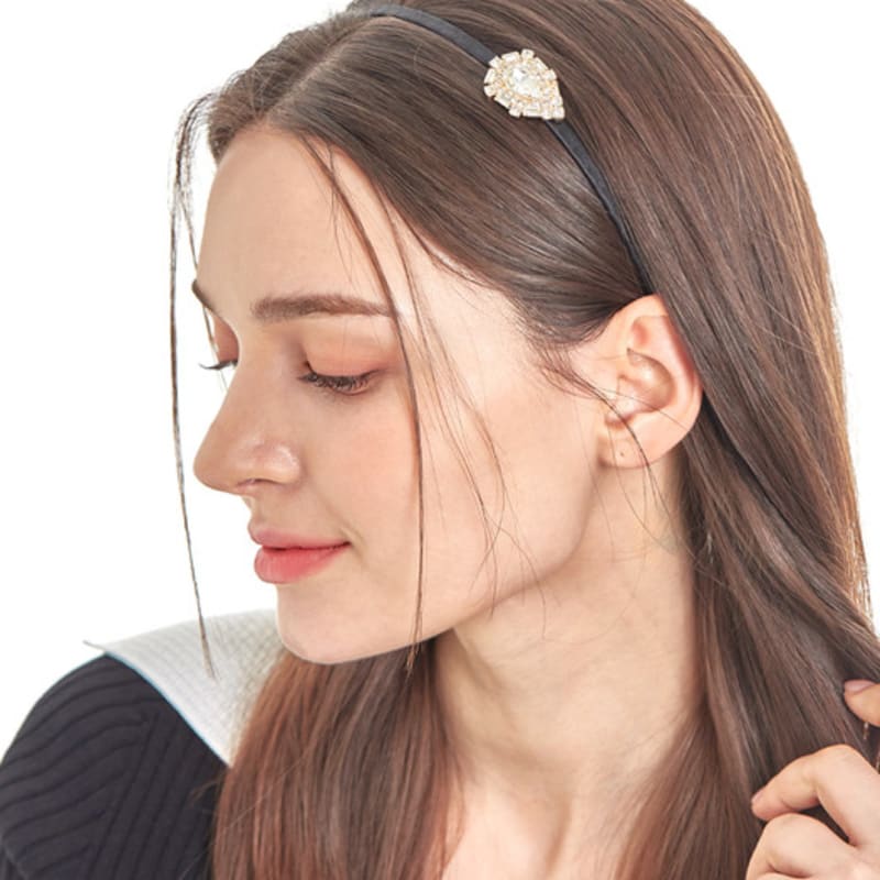 

ободок для волос с двойными каплями воды white