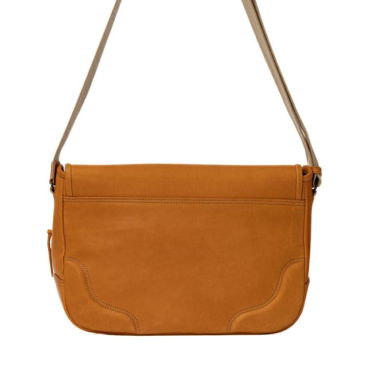 Official ORIGIN Shoulder bag made by baseball glove manufacturer Horizontal genuine leather Body bag Messenger bag bag GA142 [Tryon] Men's Women's