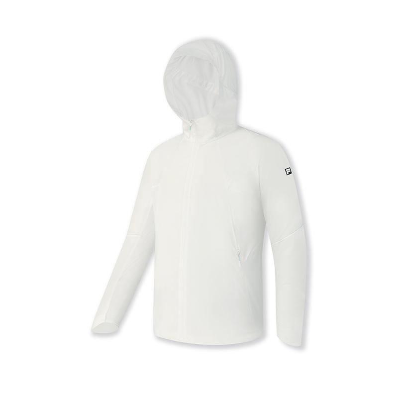 Fila Explore Series Fashion Versatile Comfortable Simple Casual Sports Outdoor Jacket Men Jacket Snow-White A11M527709F-WT