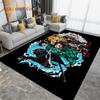 Cartoon Demon Slayer Area Rug Large,Carpet Rug for Living Room Children's Room Decoration,Kids Play Crawl Non-Slip Floor Mat