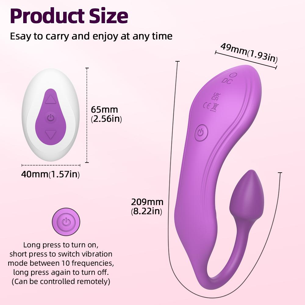 Remote Control Wearable Adult Vibrator Clitoral Stimulator with 10 Vibration Patterns Adult Erotic Products Female Masturbation Sex Toys