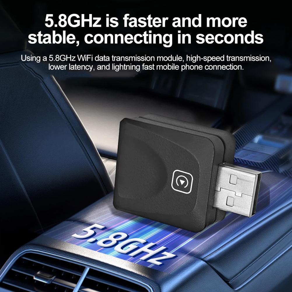 Wireless Carplay Adapter 2 in 1 Android Auto Smart AI Box for Apple IOS Android For Volkswagen Toyota Peugeot Volvo Kia