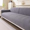 Waterproof And Anti-Cat Scratch Solid Color Ultrasonic Sofa Cushion, Universal Seat Cushion For All Seasons, Non-Slip Sofa Cover, Cross-Border New
