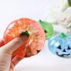 Slow Rebound Pumpkin Toys 1/4Pcs Halloween Stress Relief Toy, Smiling Head Squeeze Toy Clear Glitter Office Desk for Relieve Anxiety