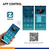 New Multifunctional 1 DIN Car Radio Bluetooth App Control USB MP3 Player TF Aux-in FM Receiver High Power 7 Color Lighting Head Unit with Fast Charge