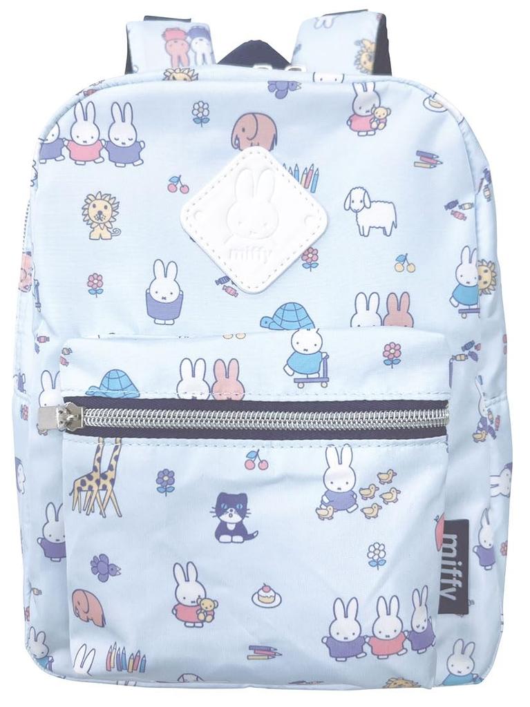 AI PLANNING Miffy Baby Backpack, All-Over Print, k7590, W210 x H250 x D90mm