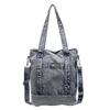 Denim Tote Bag Women Shoulder Bag Vintage Handbag