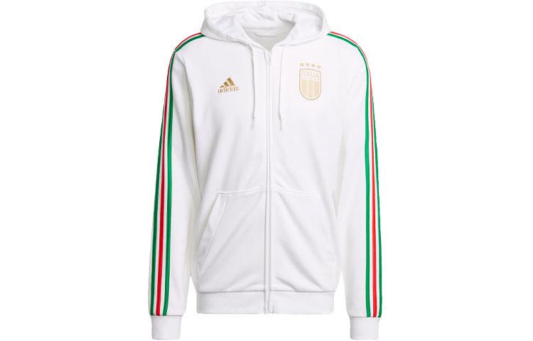 Adidas Italy Dna Full Zip Hoodie Jackets & Coats Men s White IU2104 XL