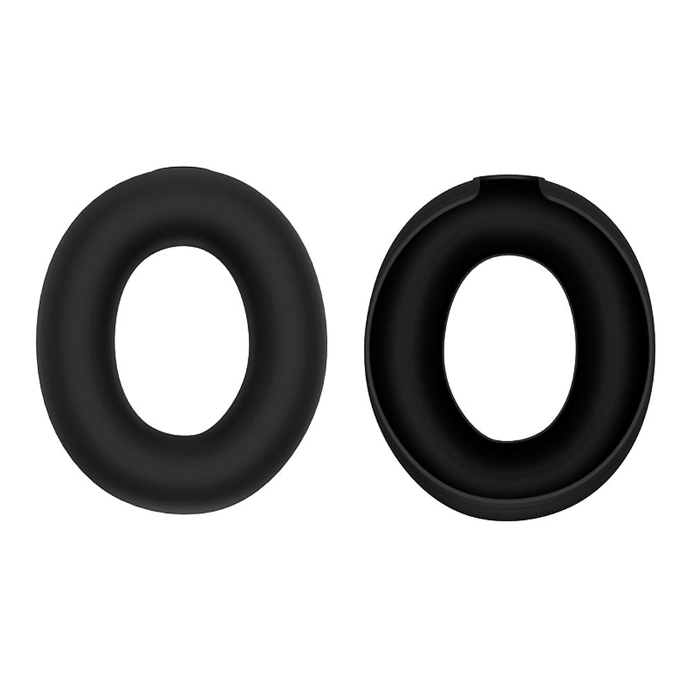 Silicone Case Washable Ear Pad Case Cover Sweatproof Soft Skin Protector for Fitness Office Travel for TOZO HT2 Headphones чёрный