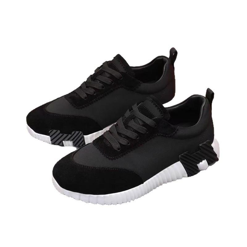 New H Cowhide Sports Breathable Trend Female Internet Celebrities with the Same Lightweight Male Couple Fashion White Shoes
