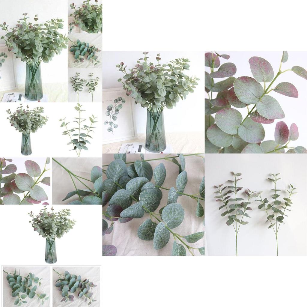 Vibrant 68cm Silk Eucalyptus Green Plant For Beautiful Indoor Decor Arrangements