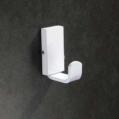 ZNMW White Stainless Steel Single Bathroom Hook