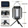 Solar Lanterns Lights Flickering Flame Garden Lights Solar Outdoor Desk Camping Waterproof Hanging Lantern Patio Yard Decor