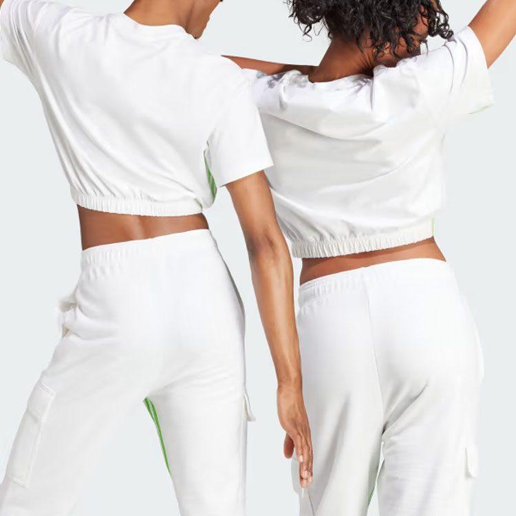 Adidas T Shirts Women's White Crew Neck Moderate Other IM4977