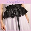 Elegant Black Lace Waist Cincher With Adjustable D Buckle For Womens Summer Fashion