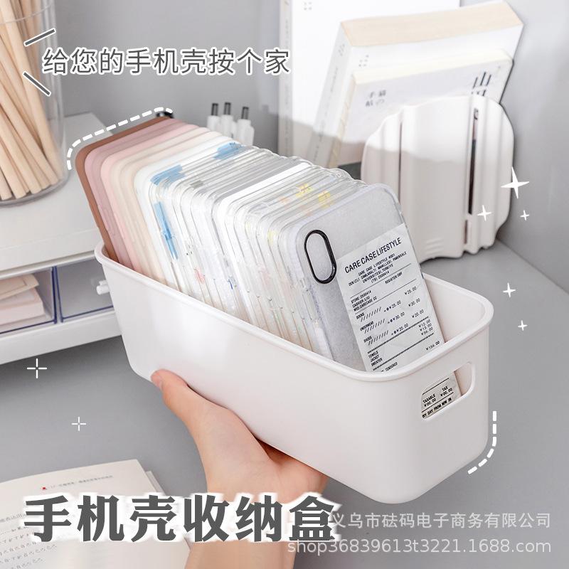 

Настольный органайзер для студенческого общежития: Стильное хранение для телефонов, косметики, масок и многого другого белый