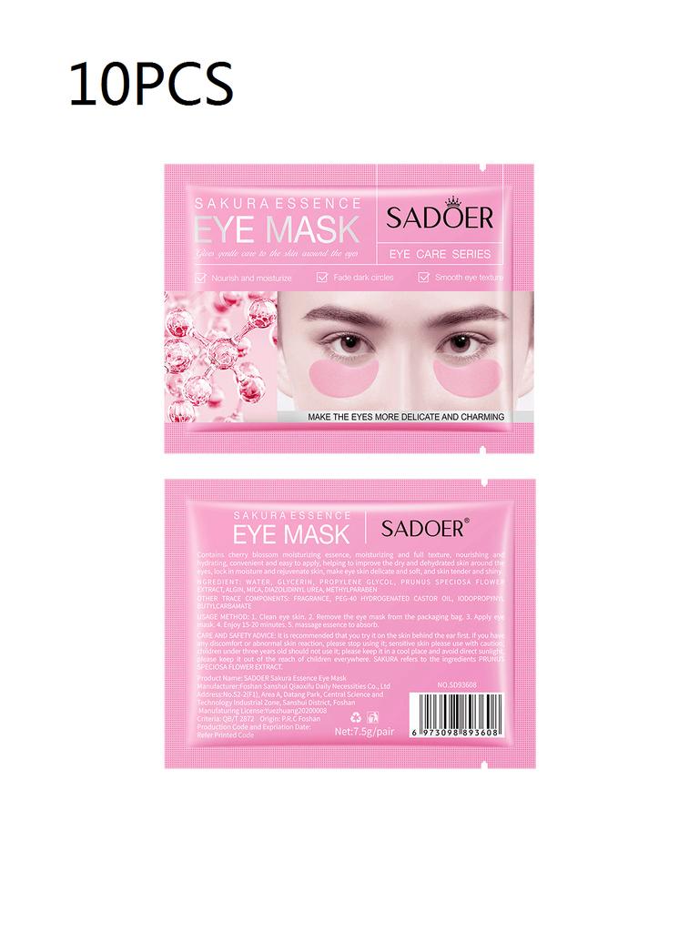 Sakura Eye Mask Hydrating Anti Aging Under Eye Patches Reduce Dark Circles and Puffiness for Refreshed Look