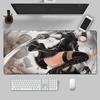 Horká herní dívka NieR Automata YoRHa No. 2 Typ B Podložka pod myš Klávesnice Koberec Gumová Stolní Podložka Herní XXL PC Příslušenství Podložka pod myš