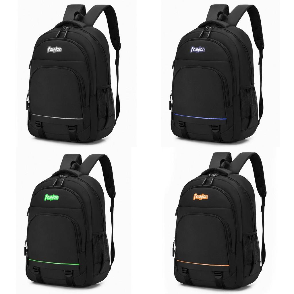 Fabric Unisex Oxford Backpack With Compartment For College Students Essentials