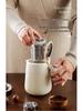 High-End 316 Stainless Steel Insulated Teapot with Tea and Water Separation, 800ml Capacity, Muffled Design, Gift Kettle with Engraving Options.