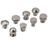 Home Decoration Silver Aluminum Single Hole Handle Modern Wardrobe Drawer Round Knob Kitchen Cabinet Furniture Small Door Handle