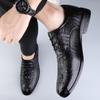 Luxe Merk Penny Heren Casual schoenen Krokodillenpatroon Leer Maatschoenen 37-45 Brogue Carving loafer Rijden feest