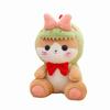 Dinosaur Cat Bowknot Plush Toy Stuffed Animal Doll Cartoon Decoration Gift Kids