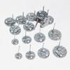 20pcs 6-12mm Stainless Steel Earring Studs Pins Craft Findings for Stud Earrings DIY Jewelry Making Accessories Findings