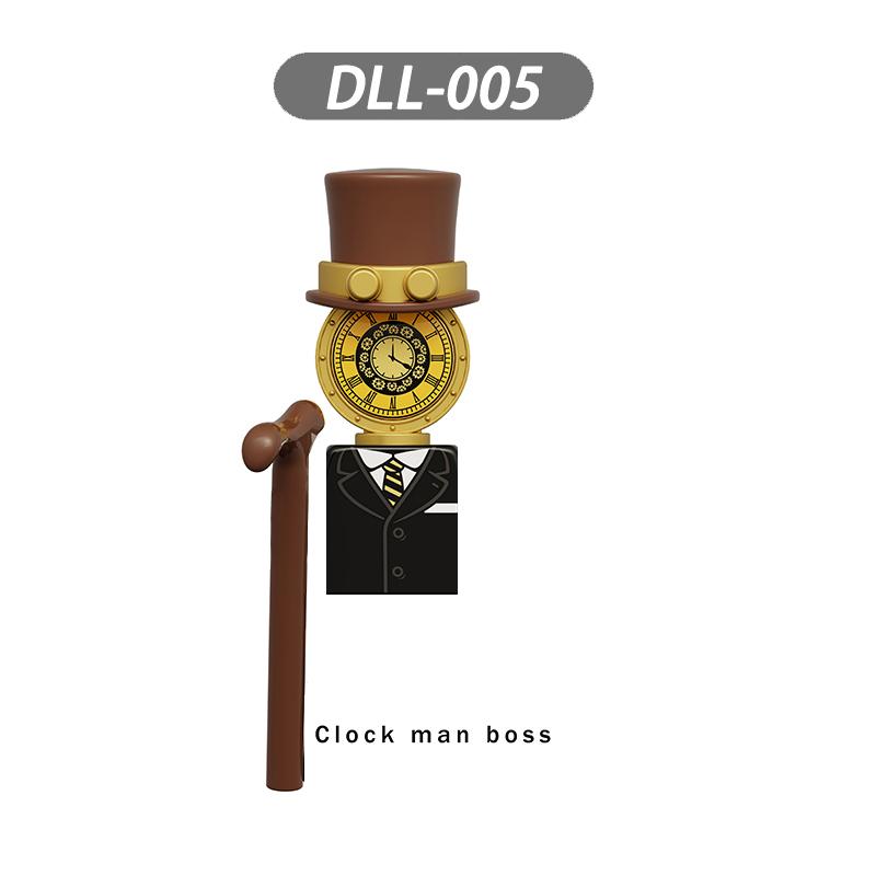 MOC Skibidi Toilet Man Vs Monitor Building Blocks The Audio and Camera Man Toys For Children Christmas Birthday Gift