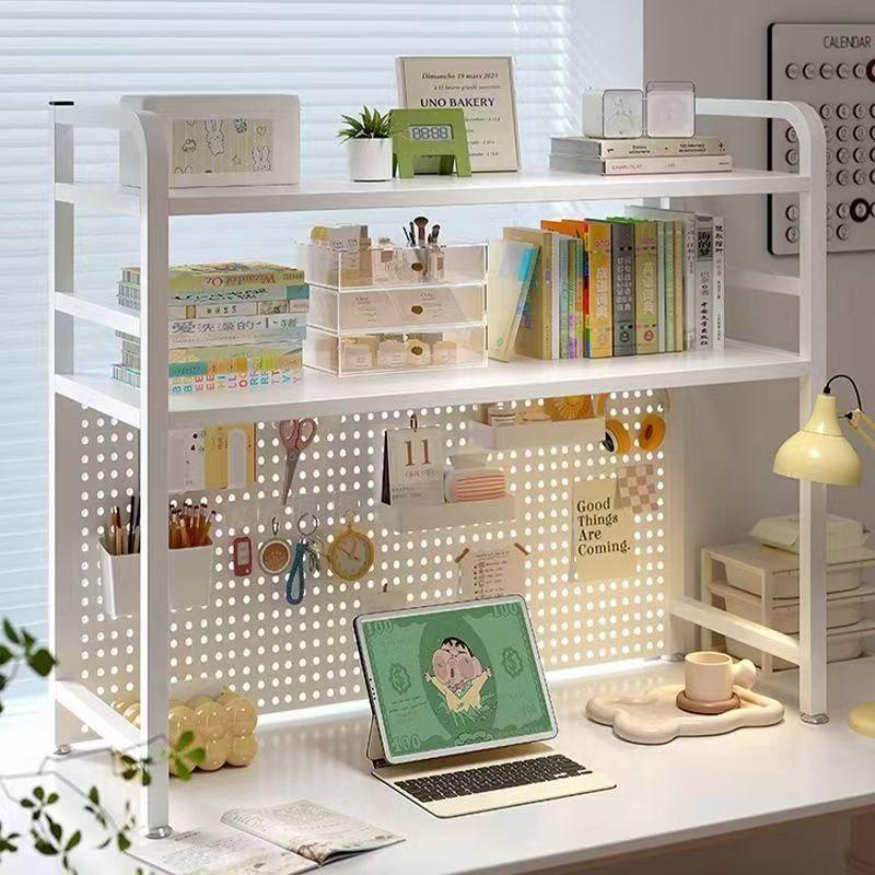 Iron Art Pegboard Bookshelf & Desk Organizer for Home or Dorm