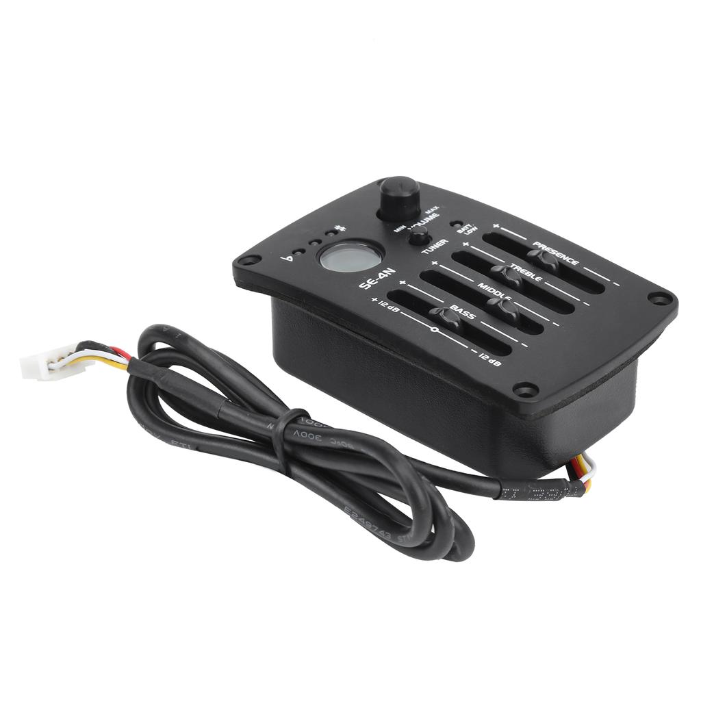 EQ Equalizer Pickup Acoustic Guitar 4 Band Preamp Musical Instrument Accessories SE‑4N