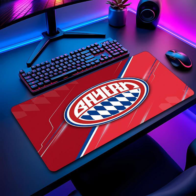 Tappetino per Mouse con Motivo Calcio Bayern Monaco No?Tappetino Mouse da Gioco Antiscivolo con Base in Gomma per Scrivania Ufficio Casa
