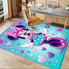 3D Printed Minnie Mouse,Polka dots,Hearts Anti-Slip Rug - Machine Washable Office Rug for Living Room, Bedroom, Office - Multiple Sizes