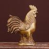 Pure Brass Copper Hen Zodiac Rooster Home Decoration Craft Ornament Bronze Art