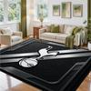 Tottenham Hotspur Design Crystal Velvet Rug Soft Decorative Mat for Bedroom Entrance
