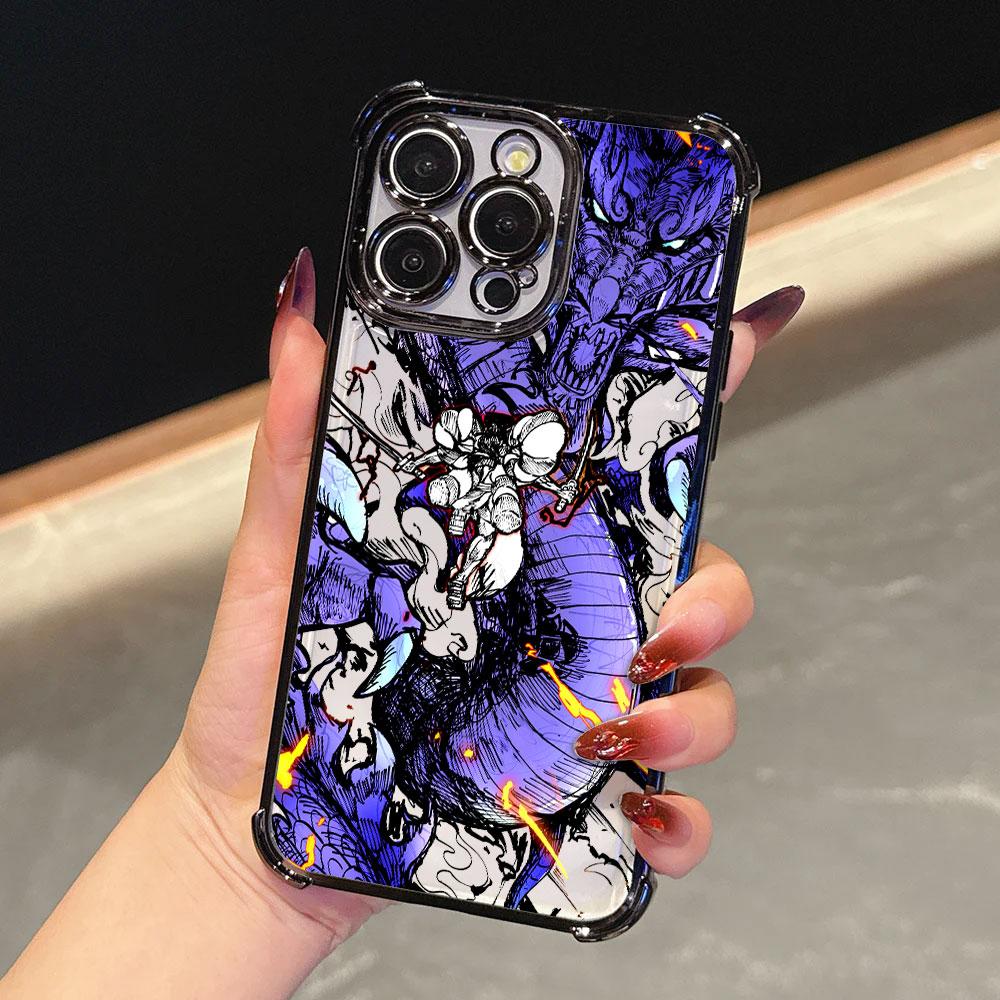 Japan O-One Piece Art Soft Funda For iPhone 17 Pro 16 15 14 13 12 11 Pro Max Case 17 Plus 17E 16E 17Air Protection Phone Cover