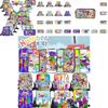Sac à Dos Double Épaule et Bandoulière Numberblocks Avec Trousse Parfait Cadeau Pour Anniversaires