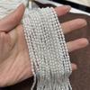 1String, White Natural Shell Mother of Pearl Beads, Handmade Rice Beads, 4-5mm, for DIY Jewelry Making, 36cm, Poor Quality But Cheap