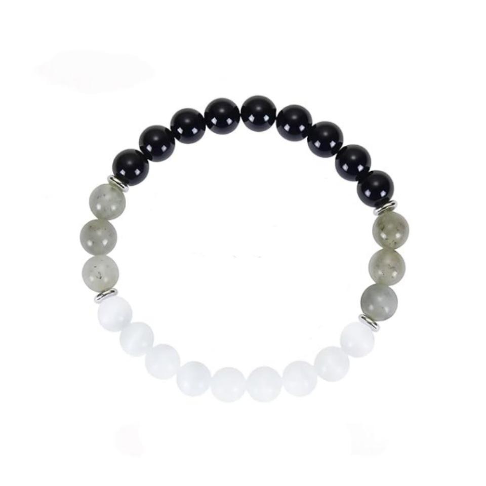 JYL TS Bracelet  Healing Bead Elastic Enhances Wellness & Positive Energy