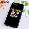 Krajews You're My Person Greys Anatomy phone Case coque For iPhone 17 Air 17 Air 16e Pro 15 14 Plus 11 12 Max 13 cover