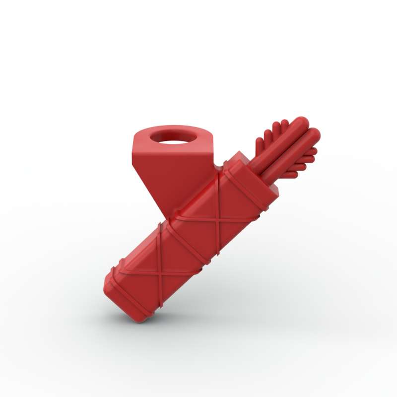 MOC 10PCS 4498 Arrow Quiver With 2 Arrows Building Blocks Part Prop Bow Bricks Assemble Particle Toys Children Birthday Gifts