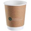 Deli 280ml Kraft Brown Disposable Paper Cups