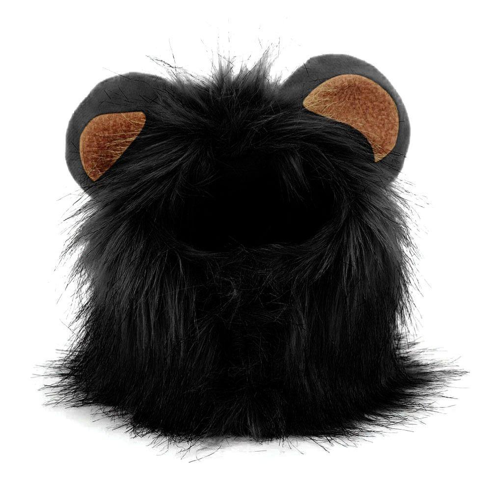 Lion Modelling Winter Autumn Pet Hat Wig Cap Hat Lion Mane Pet Cosplay Outfits Pet Costume
